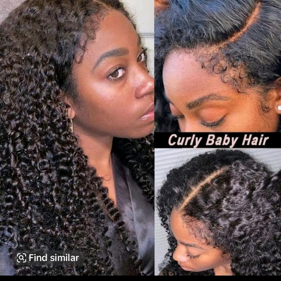 SUBELLA WIG 24 INCHES 4C EDGES KINKY CURLY HAIR 8X5 GLUELESS LACE 24 Inches - Picture 12 of 16